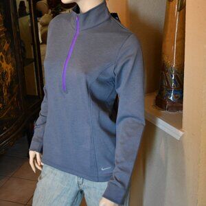 Nike Golf Dallas Cowboys Women's S 1/3 Zip Pullover Light Weight Jacket Size Med